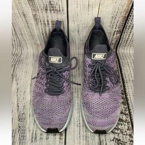 Nike Air Zoom Mariah Flyknit Racer Light Carbon Purple Size 7